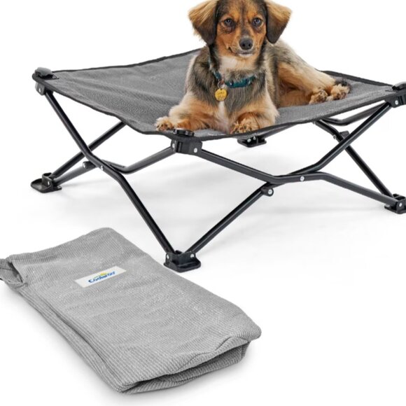 Dog Bed Coolaroo On The Go Cooling KING Elevated, Steel Grey, BRAND-NEW - Picture 7 of 8